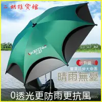 在飛比找蝦皮購物優惠-釣魚傘萬嚮防雨暴雨釣傘2.4大加厚防曬雨傘魚傘遮陽傘 遮陽傘