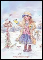 Counted Cross Stitch Kits Needlework DIY Chart - Winter Visitors