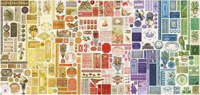 Moda CURATED IN COLOR 7466 11 Rainblow Cheater Print CATHE HOLDEN Quilt Fabric