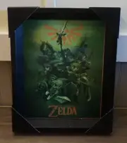 New! The Legend of Zelda "3D Link" Lenticular Shadowbox (9.5" x 11.5")