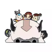 Appa Enamel Pin Avatar the Last Airbender Cartoon Chibi Young Style
