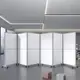 辦公室移動屏風隔斷可折疊推拉門簡約現代工廠車間帶輪活動屏風牆 1.2米寬2.0米高（全板式含配件） (9.5折)