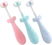 Healeved Soft Bristles Boys and Girls Toothbrush Toddler Toothbrush Brush for Newborns 3pcs