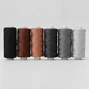 Embroidery Threads Embroidery Threads 6 Colors/Set Yarn Sewing Thread Roll Machine Hand Embroidery 400 Yard Each Spool Polyester Durable for Home Sewing Kit.(Dark Series)