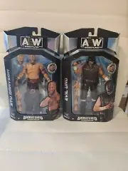 AEW Unmatched Series 3 SET (2) #18/#19 STU GRAYSON/ EVIL UNO W/ 3 Upper Deck