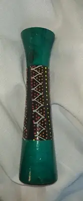 WORX OF AFRICA Handmade/Handpainted Wooden Tealight Candle Stand (NWOT)