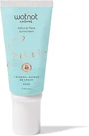 Wotnot Natural Face Sunscreen TINTED NUDE BB Cream SPF 40, 60 g
