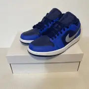 Nike Jordan 1 Low Game Royal Blue Void Shoe Size 8.5 Womens 7 Mens DC0774 400