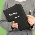 Big Enter Anti Stress Relief Button USB Nap Pillow Supersized Unbreakable Key у_