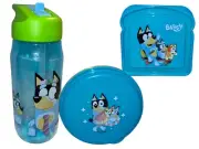 Zak! Bluey Lunch Box 3pc Set-Free Shipping US Based-Fast Shipping-BPA Free