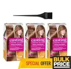 L'Oreal Casting Creme Gloss 7304 Cinnamon Hair Color 3-Pack Ammonia Free