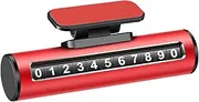 Temporary Parking Number Plate - Car Phone Number Sign,Temporary Parking Sign, Stop Plate, Show Your Phone Number, Automotive Accessories