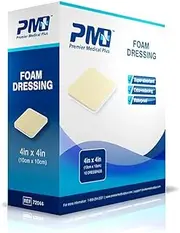 Foam Wound Care Dressing 4x4 Box of 10