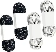 [Yardwe] Mix Match Ice Hockey Shoelaces Wide Slip Ice Sports Skates Shoelaces 2 Pairs