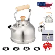 Chitose Japan Retro Kettle - 0.4 Gal Induction-Compatible Stainless Steel