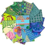 Kaffe Fassett Collective February 2025 Cool Charm Pack 42 5-inch Squares FreeSpirit Fabrics
