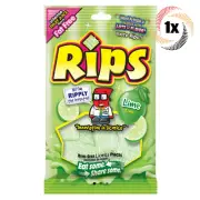 1x Bag Rips Lime Flavored Bite Size Licorice Pieces Fat Free Candy | 4oz