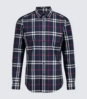 [Burberry] Burberry Jameson Vintage check cotton shirt UK 15 blue