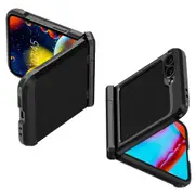 SPIGEN Tough Armor Pro Case Designed for Samsung Galaxy Z Flip 6 Case Air Cushion Protection Technology Hinge Protection Kickstand Raised Edge Hard PC Cover