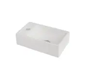 400*230*110mm Quado Ceramic Compact Wall Basin With Waste