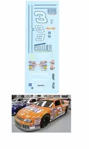 #3 Wheaties 1997 decal AFX Tyco Lifelike 1/64 scale