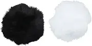 2pcs Rabbit Tail Pompom Bunny Tail Costume Halloween Decor Easter Costume Accessories Masquerade Rabbit Tail Halloween Costume Fluffy Bunny Tail Cosplay Pendant Child Plush