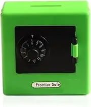 Cabinet Safes Rotating Password Cash Coins Saving Box Mini Bank Money Box Bank Safe Box Automatic Deposit Banknote Electronic Safe(Green)