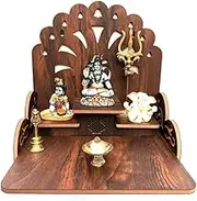 Beautiful 3 Step Temple for Small Space (Wallnut Brown - Wood)