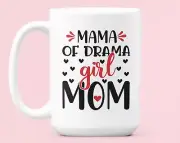 Mama Of Drama Girl Mom Mug Girl Mom Gifts Mom Of Girls Girl Mother Girl Mama Mom