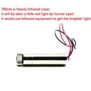 Focusable 780nm 30mW IR Infrared Laser Diode Module 12x35mm