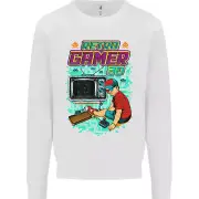 Retro Gamer Arcade Games Gaming Kids Sweatshirt Jumper