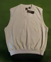 Golf Sweater Vest Beige Size XL Page & Tuttle "Glenmorangie" Distillery