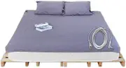 CONDUCTIVE Brand Grounding Flat Bed Sheet with Grounded Connection Cable （ 80 x 60 inch, Grey Color ） User for Wellness Benefits Sleep