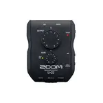 【鳳山名人樂器】ZOOM U-22 行動錄音介面 公司貨 購買即免運