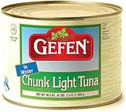 Gefen Chunk Light Tuna in Water, 1.89 kg