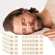 60 Pcs Intake Breathing Refill Tabs Pack, IGGDOQI Intake Breathing Nasal Strip, Anti-Snoring Sleep Nose Strips, Boost Oxygen Intake, Improve Sleep Quality, Snoring Solution（Only Include Tabs 60Day-Pack of 1）