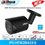 Dahua IPC-HFW2841S-S 8MP WizSense Bullet IP Camera SMD Plus Built in MIC Black