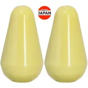 NEW (2) Switch Knobs (USA size) For Lever switches Strat Guitar Style - VINTAGE