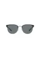 Coach Men's Round Frame Silver Blue Metal Sunglasses - HC7148