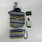 Baggallini Pocket Crossbody Bag Purse with Matching RFID Removable Wristlet