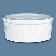 Wilkie Brothers Bone Porcelain Ramekin, 12 x 5 cm, 340 ml Capacity,White