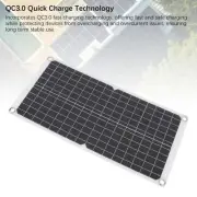 17W Monocrystalline Silicon Solar Panel with Fast Charging Controller for Car RV