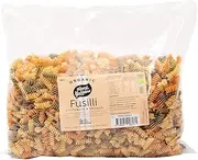 Honest to Goodness, Organic Fusilli Pasta, Tomato And Spinach, 2 Kg - Authentic Italian Pasta Made the Traditional Way, Crafted with Care, Offering A Unique Flavour.