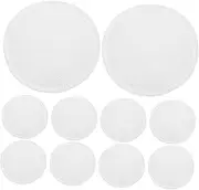 IWOWHERO 60Pcs Round Makeup Remover Pads Dual Sided Facial Cotton Wipes Gentle Skin Care Cleansing Towels for Makeup Removal Daily Use Soft Lightweight Cotton Pads