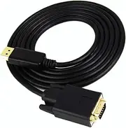 Gold Plated to Audio Video Cord Wire Line Simple Plug Signal for Laptops Tvs Monitors