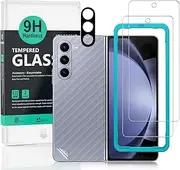 [Ibywind] 2 Pcs Screen Protector For Samsung Galaxy Z Fold6 5G 6.2",Tempered Glass,With 1Pc Camera Lens Protector,1Pc Back Film,Anti-Scratch,Bubble Free