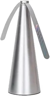 Fly Away Outdoor Fly Repellent Fan, Table use, Restaurant, Barbeque, Events, Deter Flies, Wasps, Bees (Silver)
