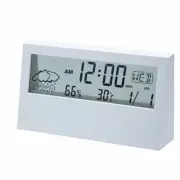 Digital Temperature Humidity Meter Home Hygrometer Alarm Clock Thermometer LCD