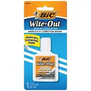 BIC Wite-Out Plus Quick Dry Correction Fluid 20mL