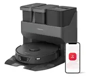 Roborock S7 MaxV Ultra Robot Vacuum and Sonic Mop with Auto-Empty Dock - Black - Refurbished